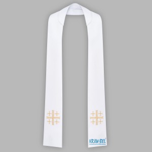 Stuła haftowana -  wąska jednostronna 