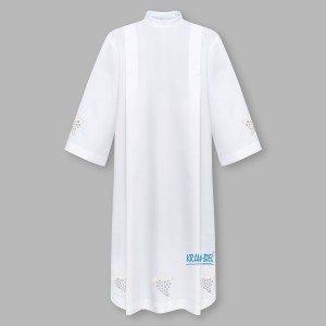 Alba kapłańska haftowana - winogron