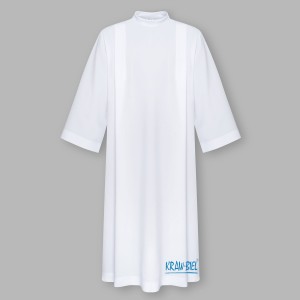 Alba liturgiczna stójka zamek na ramieniu 